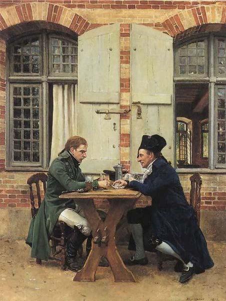 Jean-Louis-Ernest Meissonier The Card Players,